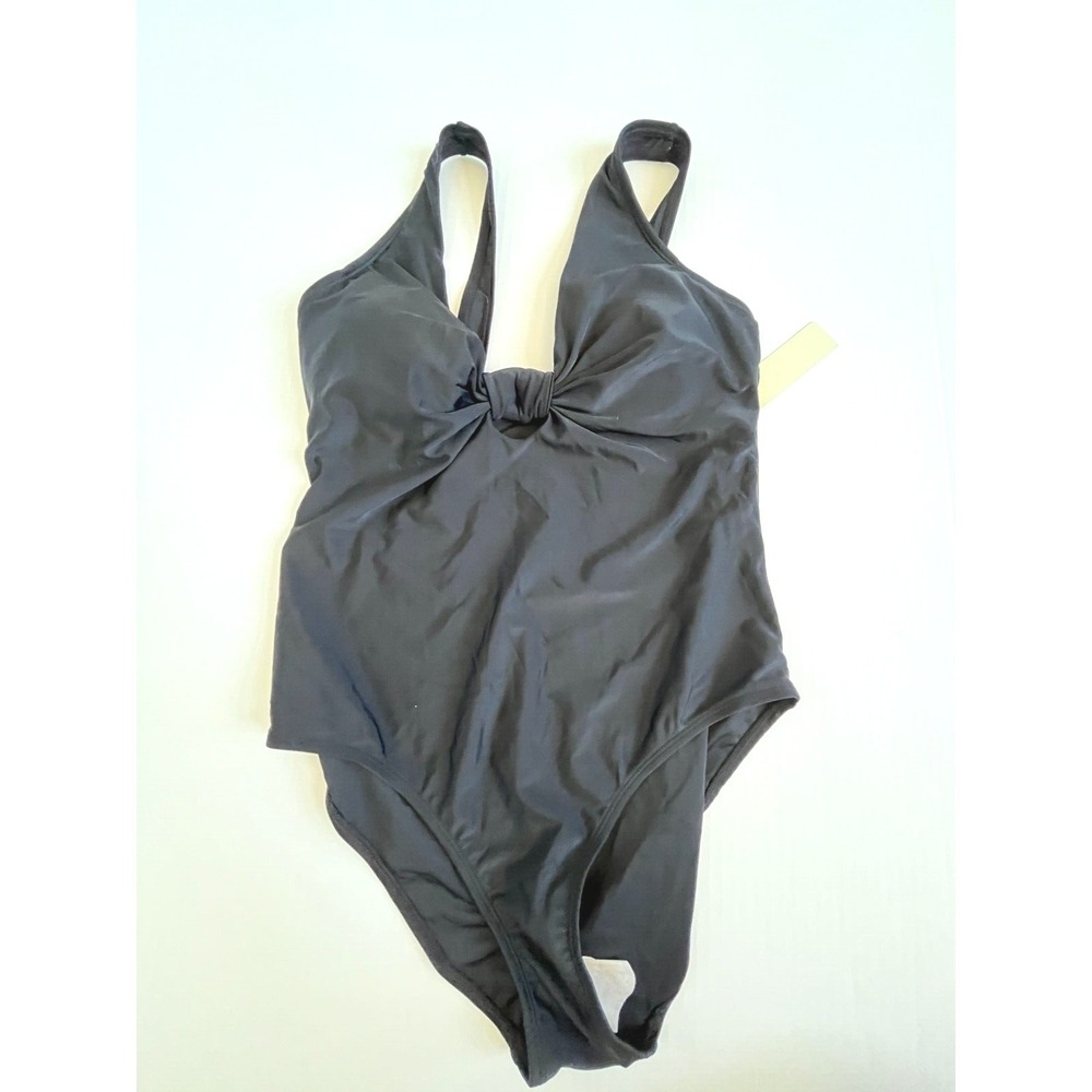 Nuoyanme One Piece Swimsuit Women's Size XL Black Slimming Push‎ Up High Cut
